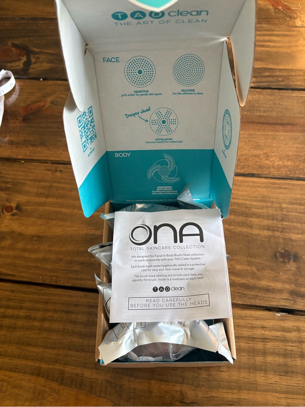 ONA Total Skincare Collection Facial Brush Heads
